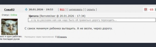 В Балашихе родители перевозили дочь на санках через пешеходный переход