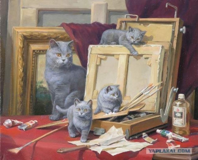 Рисованный котовторник