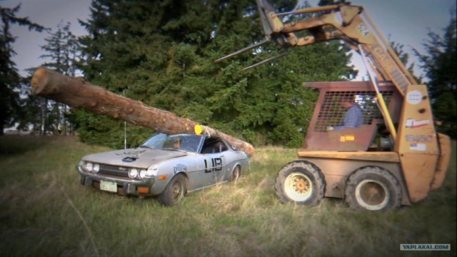 Toyota 4Runner против дерева