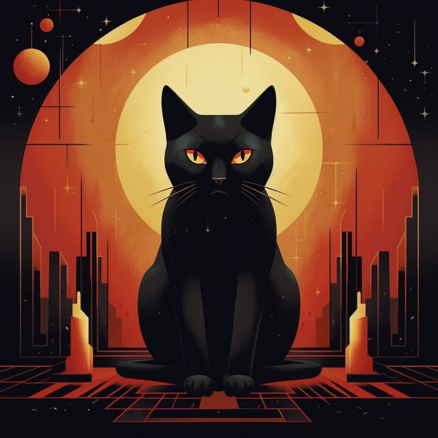 Котовторник глазами ИИ