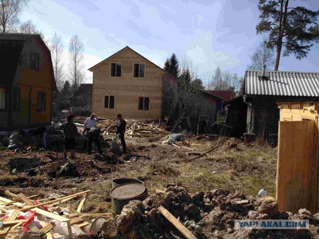Неожиданное строительство дачи