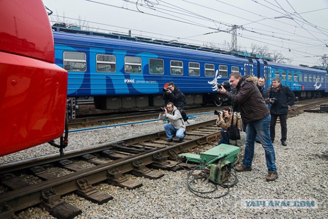 Новый двухэтажный поезд Аэроэкспресс