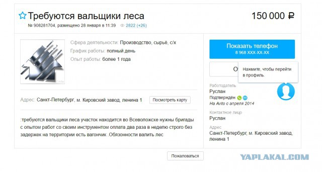 Средняя зарплата ...