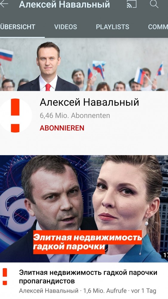 Роскомнадзор потребовал заблокировать YouTube-канал «Навальный Live»