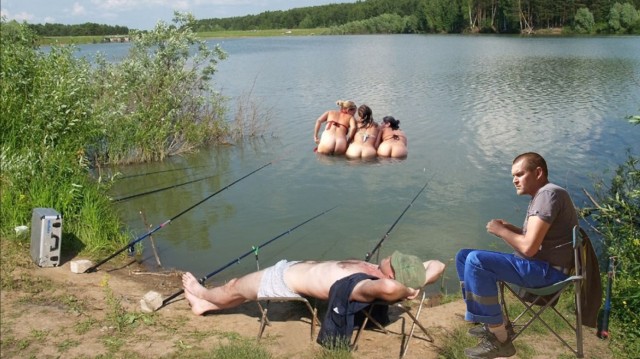 Фотожаба про рыбака "Улов"