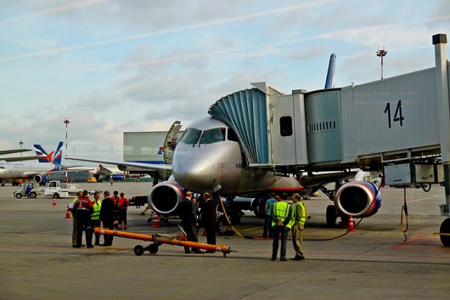 Первый рейс SuperJet. Отчет и фото нового самолета