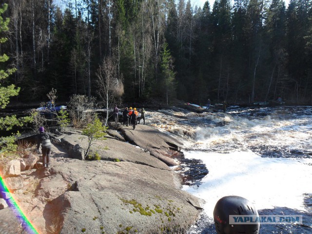 Река Уксунйоки (Укса). Карелия. Сплав по большой воде. Фотоотчет