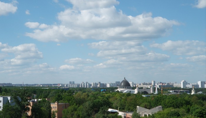 Лето, делимся видом из окна