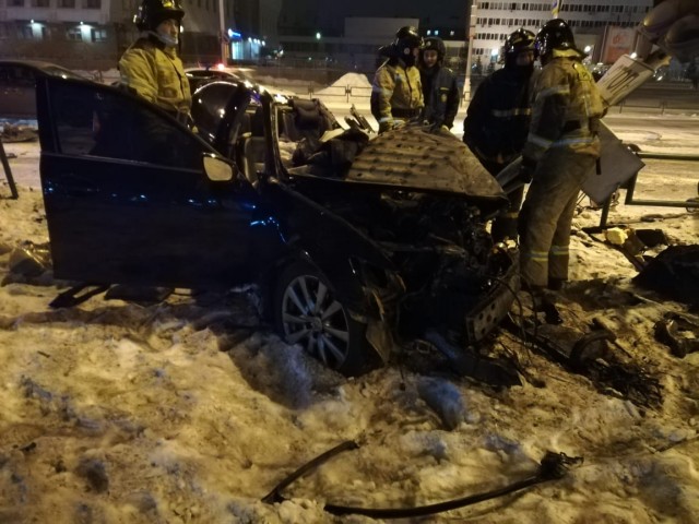 Момент смертельного ДТП.