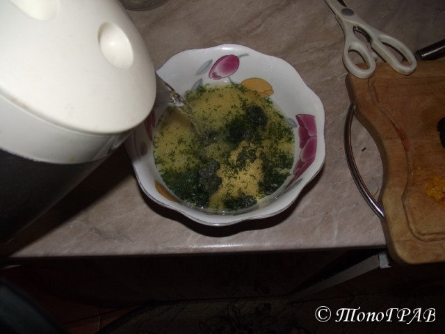 Пряное мясо во фруктовом соусе с кус-кусом