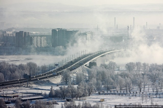 Виртуальное путешествие в Красноярск: Вид с высоты