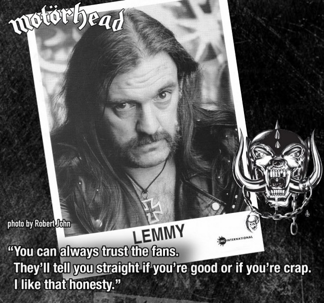 Музыка и музыканты: Lemmy