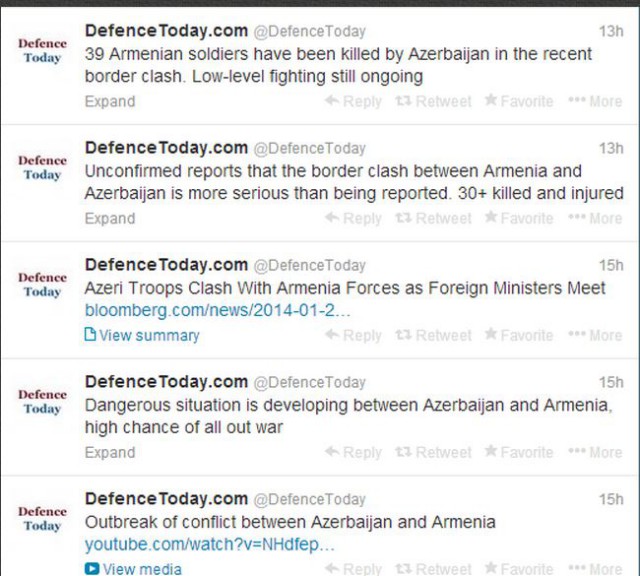 Азербайджан атаковал Армению