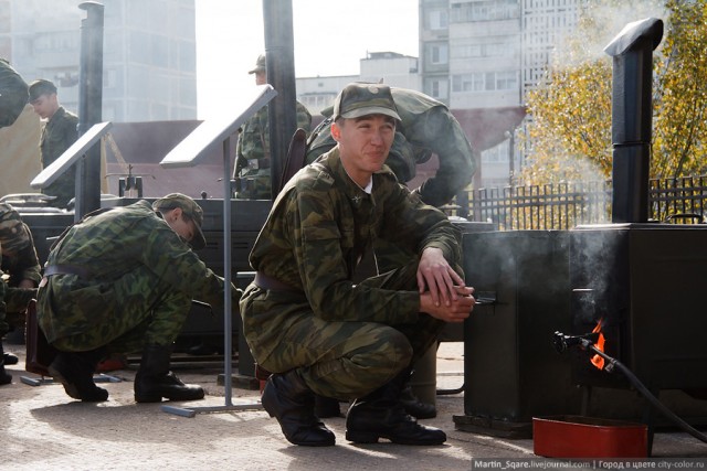 Военная школа поваров.