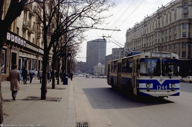 Прогулка по Москве 1991 года