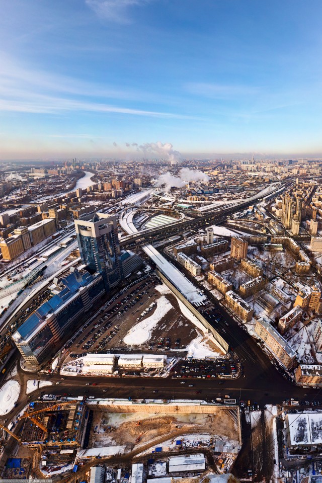 Москва с птичьего полета