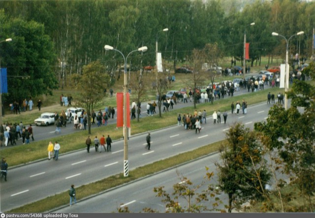 Прогулка по Москве 1997 года