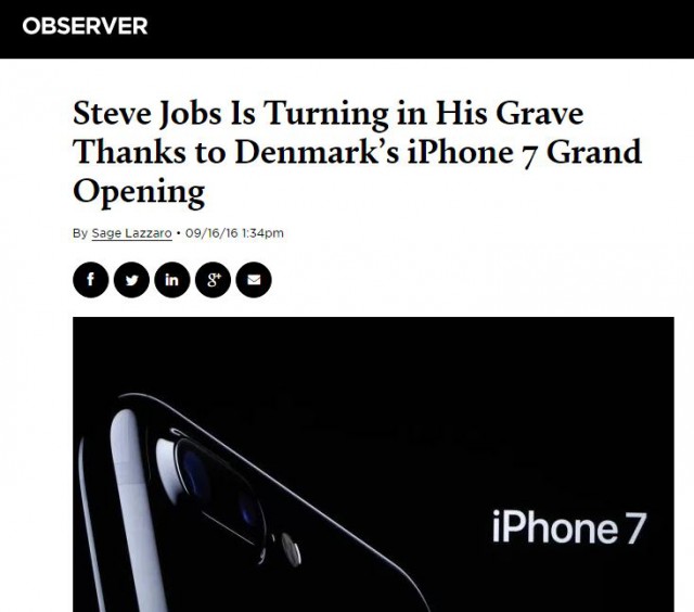 Старт продаж iPhone 7 в Дании