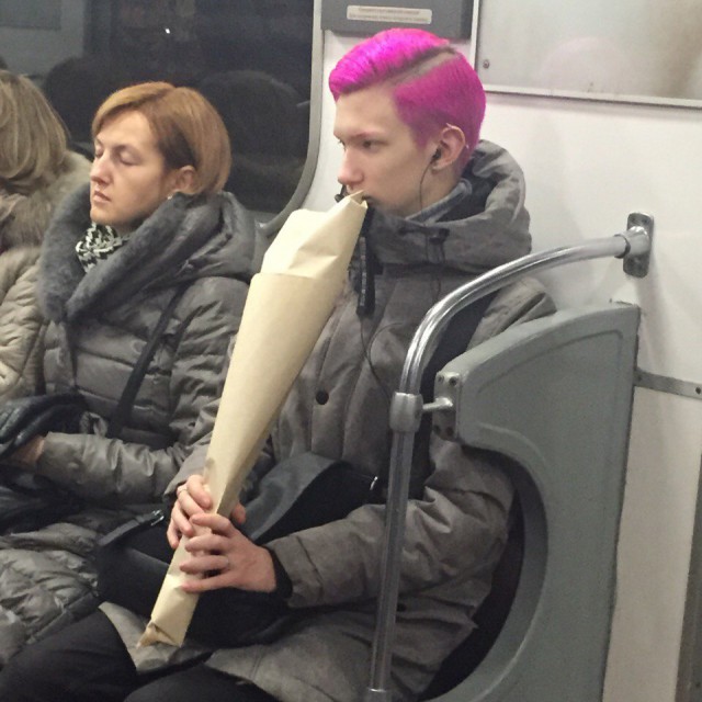 Модники из нашего метро