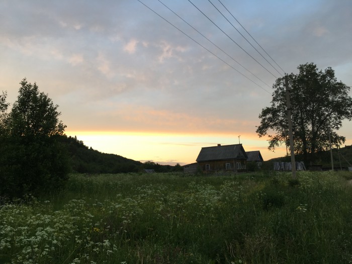 Летний вечер в деревне