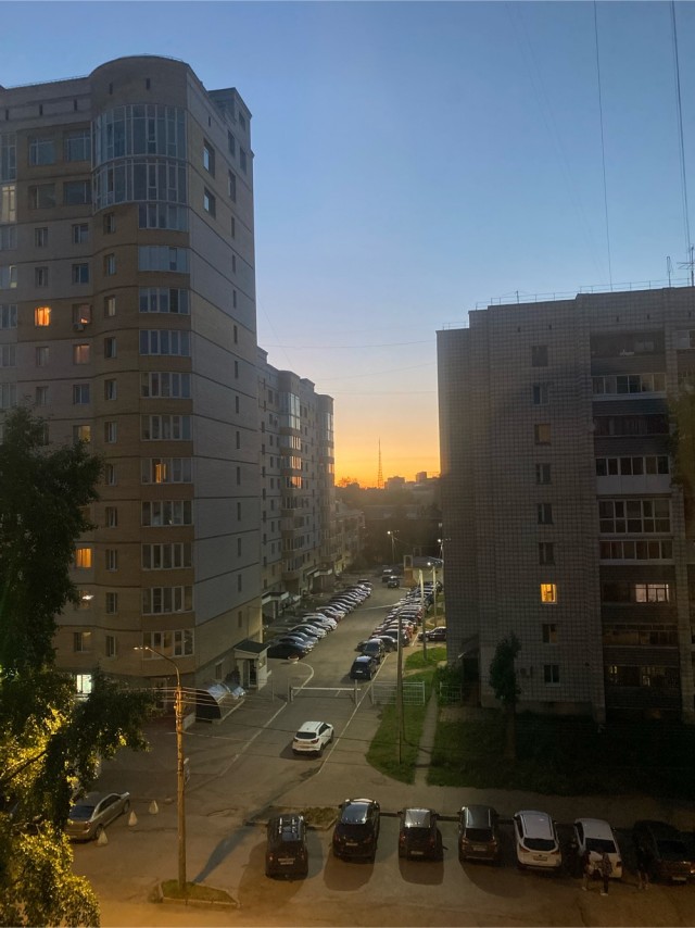 А какие закаты у вас?