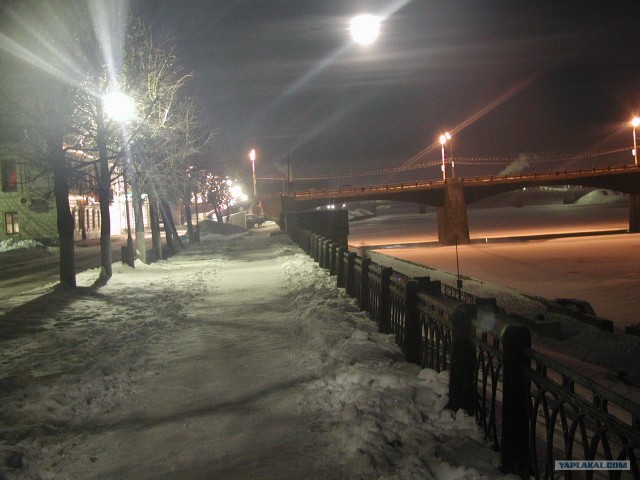 Россия ночью