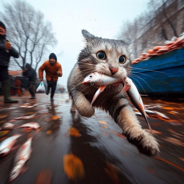 Удивительные приключения котиков в нейросети. К котовторнику