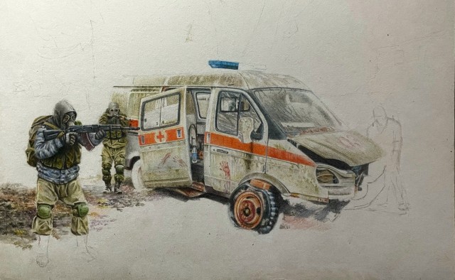 Рисунок цветными карандашами