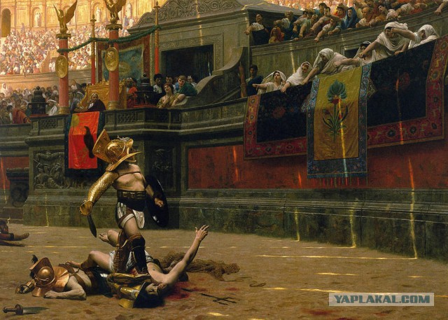 Прискус против Веруса - самый известный бой гладиаторов в истории.