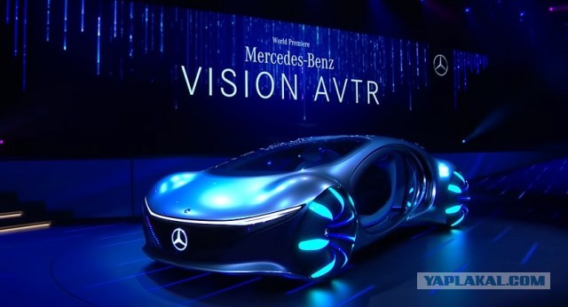 Mercedes-Benz представила симбиотический электромобиль VISION AVTR в стилистике «Аватара»