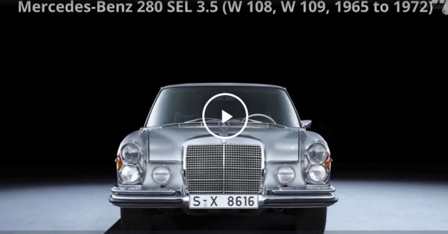 Mercedes S-class эволюция 1904 - 2021