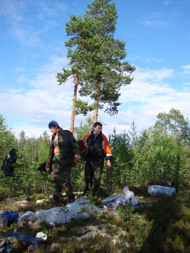 Сплав по р.Охта в 2008 году.
