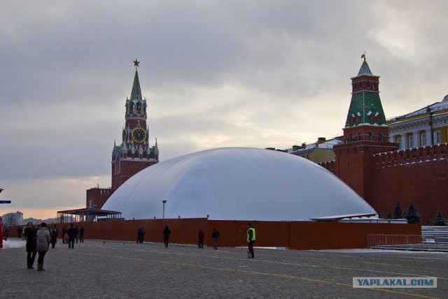 Москва. Утро. 1 января