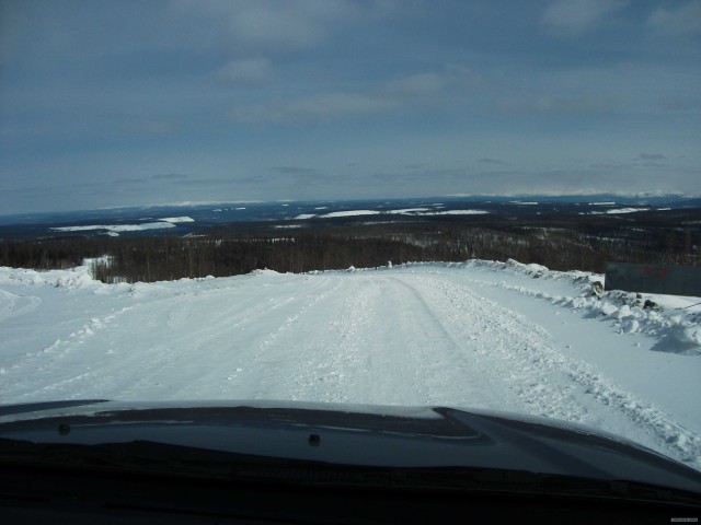 Дороги России:  автозимник.