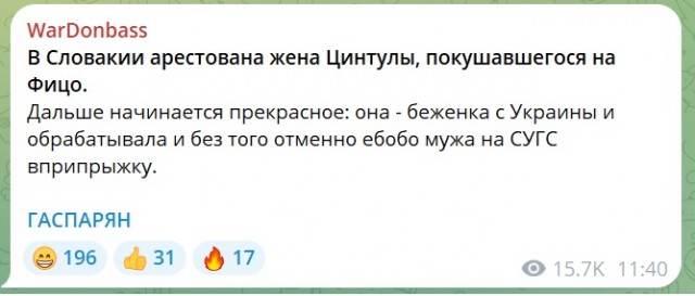 Премьер Словакии Роберт Фицо ранен в ходе стрельбы неизвестного