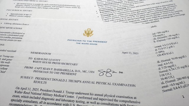 Немного полноват — Дональд Трамп опубликовал свою медкарту