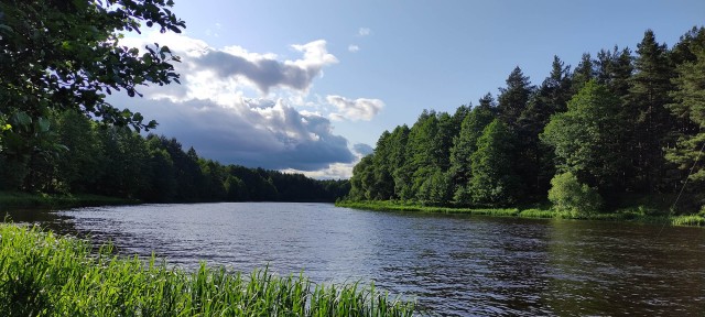 Рыбалка на реке Вилия. Беларусь