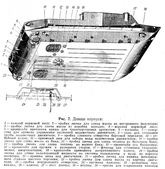 БТР-50П. По земле и по воде