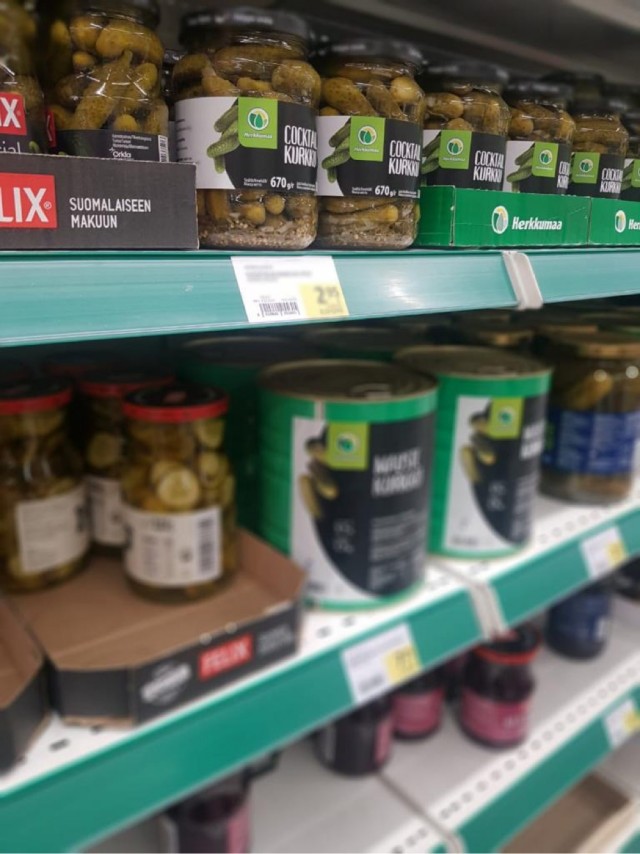 Цены на продукты в Финляндии.