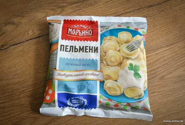 Открываем белорусские пельмени и смотрим, что внутри
