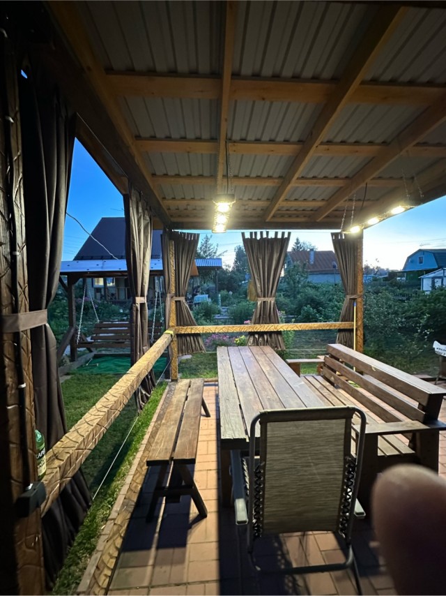 Завершение запила беседки