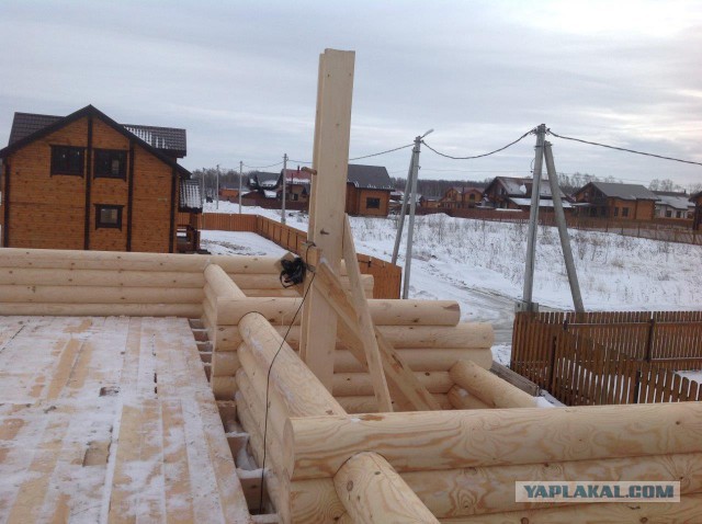 Строительство дома на даче