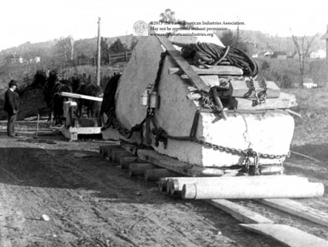 Описание округления и обтёски Александровской колонны