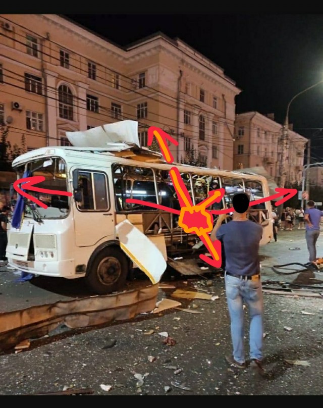 В Воронеже взорвалась маршрутка