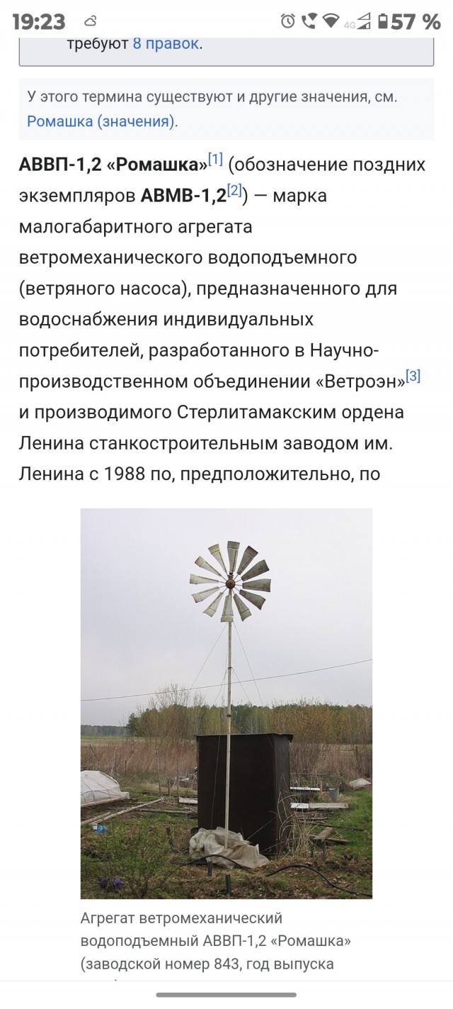 Ветряки на американских фермах