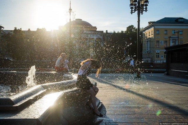 Жара в Москве