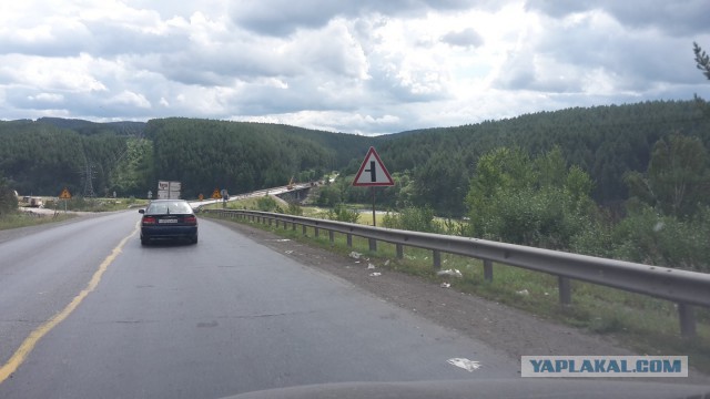 Момент страшного ДТП под Челябинском
