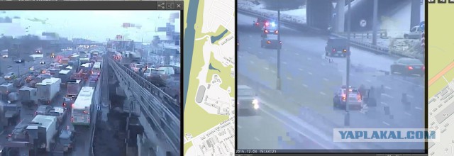 Дальнобойщики начали перекрывать МКАД 04.12.15