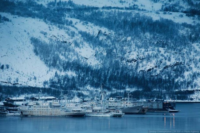 Заполярье. Суровый Мурманск.