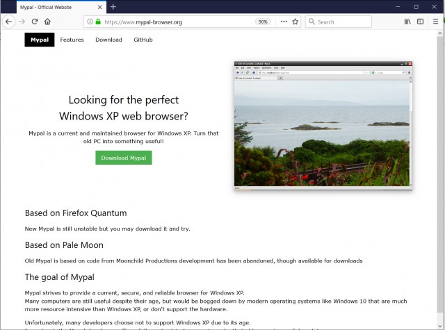 Два браузера для Windows XP
